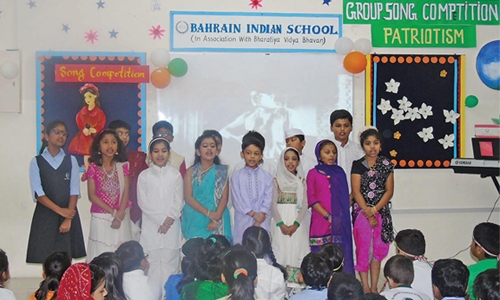 Bahrain Indian School  celebrated Gandhi Jayanti  