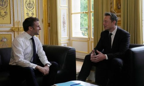 Macron, Musk discuss investing in France