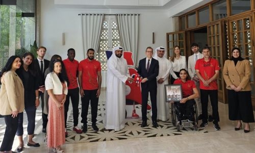 French Ambassador Extends Warm Welcome to Bahraini Paralympic Delegation