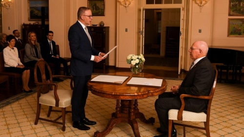 Australia's new PM Albanese sworn in ahead of Quad meet