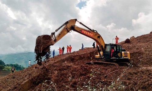 China landslide toll rises to 26