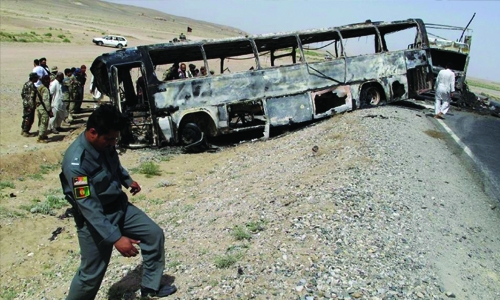 Bus crash kills at least 24 in northern Afghanistan