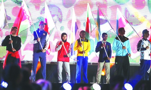 Youth Olympics off to colourful ceremony