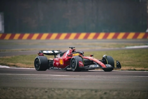 ‘Best feeling’ as Hamilton drives first laps for Ferrari