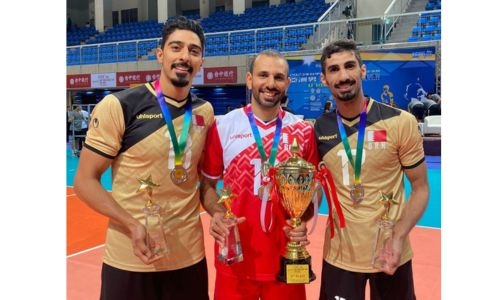 Bahrain trio win individual awards in Asian volleyball