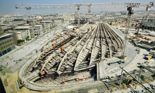 Dubai’s Expo 2020 site rises from the desert