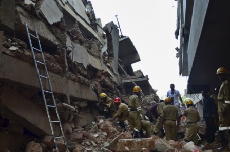 India building collapse kills seven