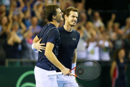 Murray brothers put Britain in sight of  final