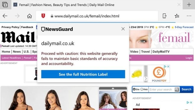 Mail Online demands browser warning U-turn