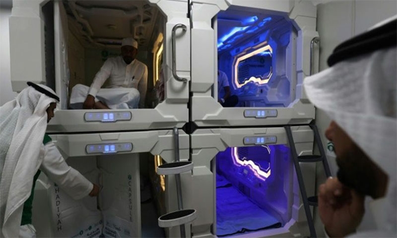 Saudi tests ‘nap pods’