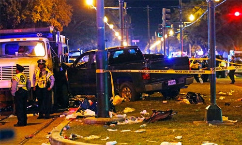 Truck plows into New Orleans Mardi Gras parade, 28 injured