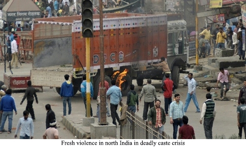 India caste protesters accept state government offer