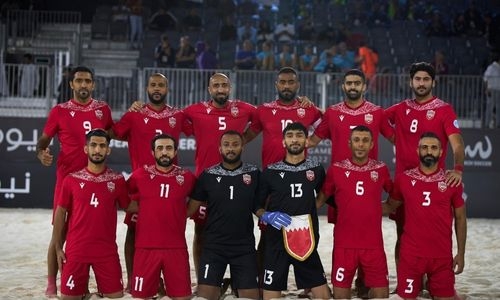 Bahrain seventh in Neom Beach Soccer cup