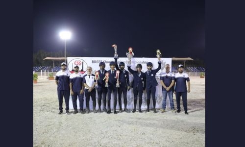 Ministry of Interior clinches title in grand competition of Show Jumping Championship