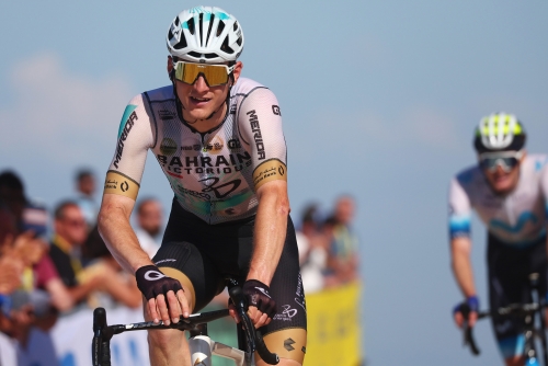 Mohoric on podium in Tour de France ninth stage
