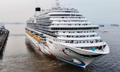 China’s first domestically built cruise ship begins maiden voyage