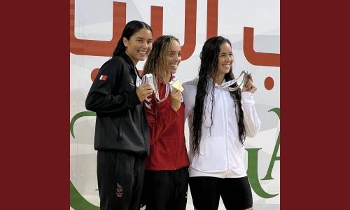 Bahrain's rising star Amani Alobaidli bags her third medal at 15th Arab Games