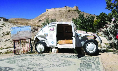 This Beetle in Jordan is the smallest hotel in the World 