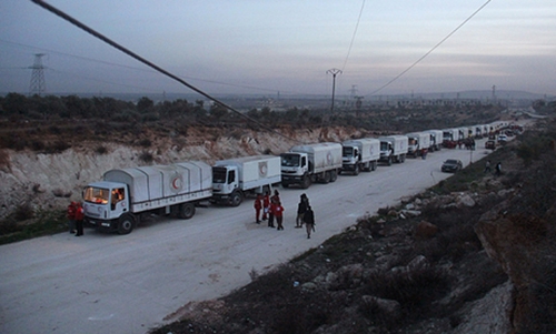 UN aims to send aid to all besieged Syria areas within a week