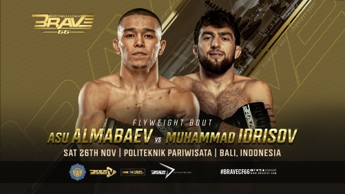 Pivotal Flyweight bout between Asu Almabaev and Muhammad Idrisov headlines BRAVE CF 66