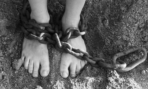 Child found chained at Saudi building