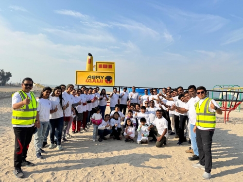 Bahrain Odia Samaj Leads Beach Clean-Up Drive at Asry Beach, Hidd