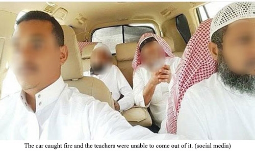 Last selfie of teachers burnt to death goes viral