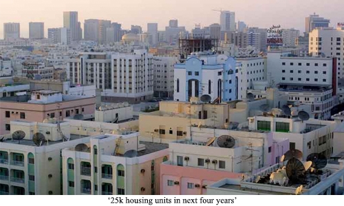 ‘25k housing units in next four years’