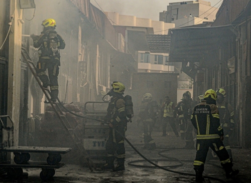 Fire at Manama Central Market Extinguished, No Injuries Reported