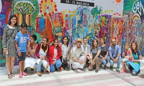 Al Aali fest showcase works of art for a good cause