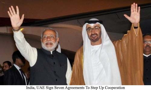 UAE, India sign seven agreements and MoUs