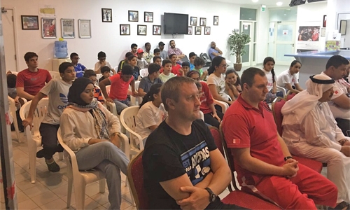 Bahrain Swimming Association delegation in Romania