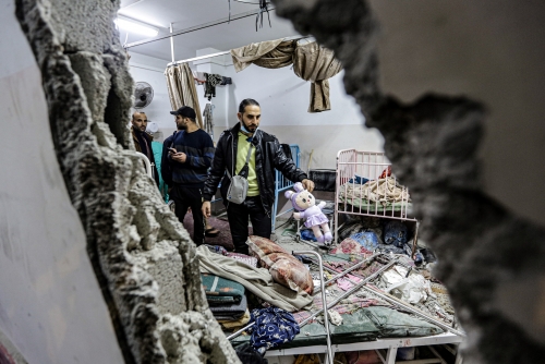 Gaza hospital in rubble after Israeli withdrawal