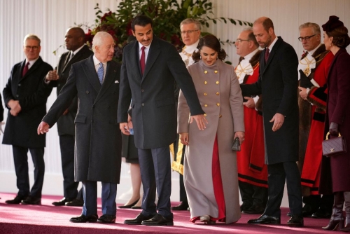 King Charles III to host emir of Qatar on UK state visit 