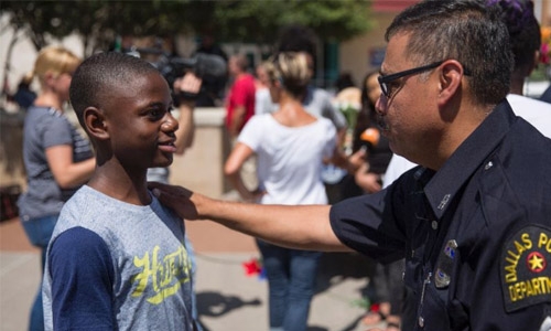 Protests in US cities as Dallas shooting rocks race relations