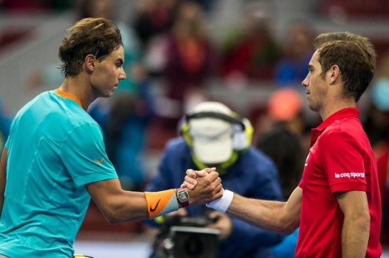 Nadal triumphs over friend Gasquet