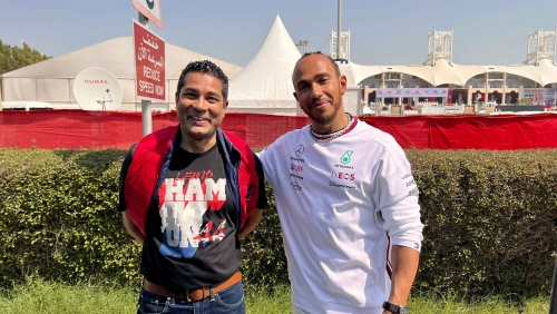 Dream come true for Hamilton fan in Bahrain 