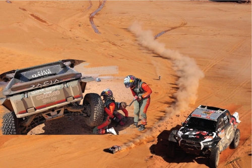 Quintero edges Dakar stage after Al Attiyah penalised 