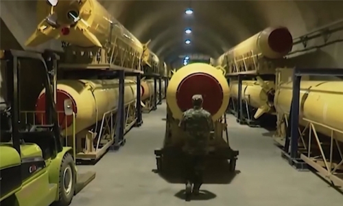 Iran reveals huge underground missile silo 