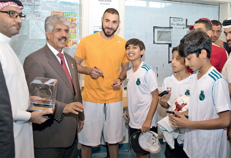 Shaikh Nasser praises Karim Benzema’s achievements