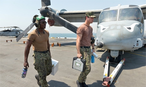 USS Boxer ‘ready to counter Iran threats’ 