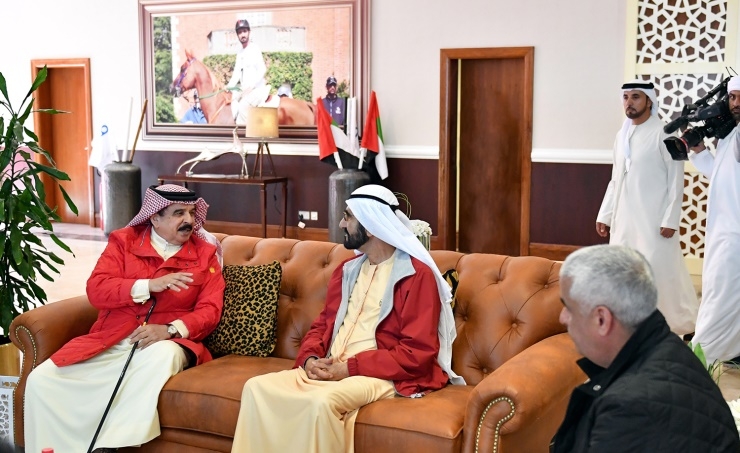 His Majesty, Dubai ruler attend endurance race