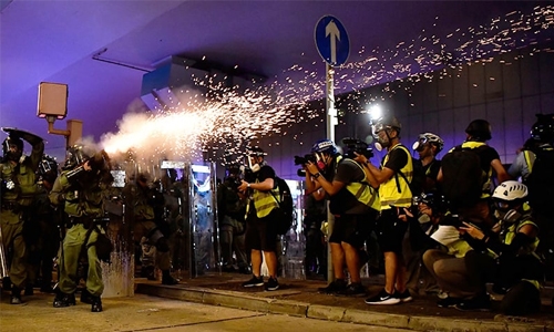 Tear gas, rubber bullets fired at protesters in HK