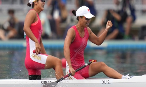 China take first-ever Olympic women's 500m double canoe gold
