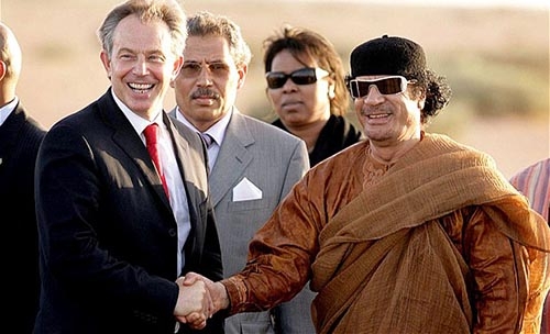 Blair urged Gaddafi to find 'safe place': transcripts