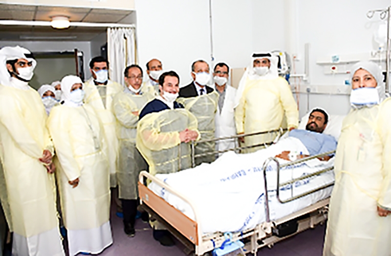 Salmaniya Medical Complex conducts two successful kidney transplants as part of the organ transplantation programme adopted by the Ministry of Health 