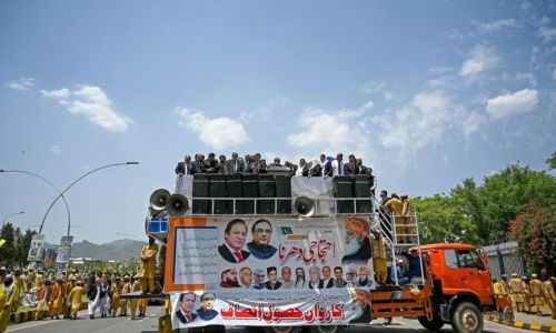 Protests against Pakistan’s top judge as ex-PM Khan back in court