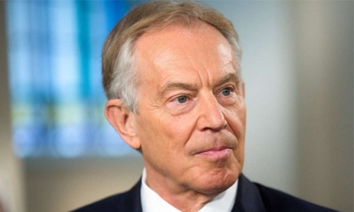 Britain's Blair hints at political comeback