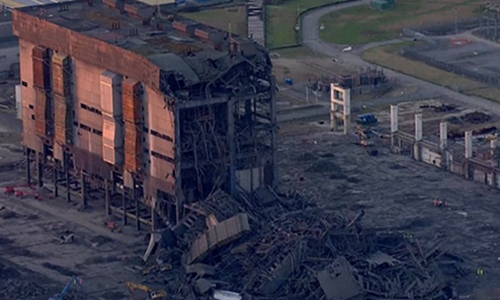 One dead, five injured after UK power station collapse