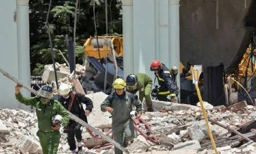22 killed in Cuba hotel blast, gas leak suspected